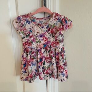 Baby Girl Posh Peanut Floral Print Top